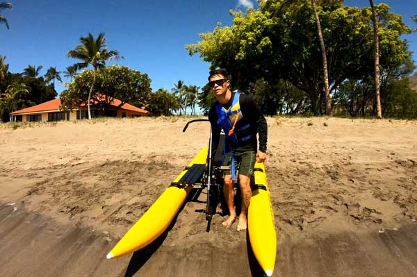 Surf Cycling Hawaii’s Water Bike Tour 3